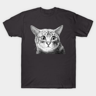 Wide Eye Cat T-Shirt